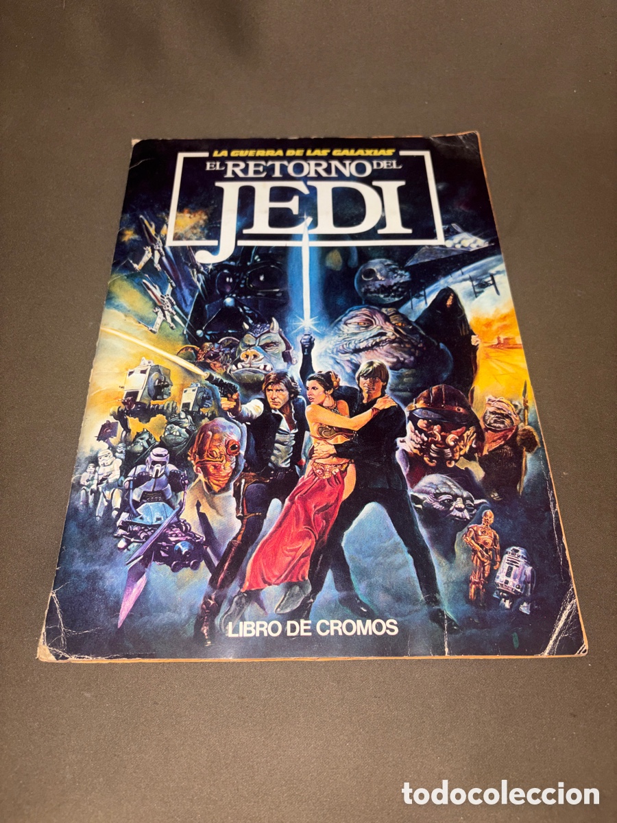 Coleccionismo &aacute;lbumes: ANTIGUO &Aacute;LBUM DE CROMOS*LA GUERRA DE LAS GALAXIAS*(EL RETORNO DEL JEDI)INCOMPLETO,FHER,40PTAS