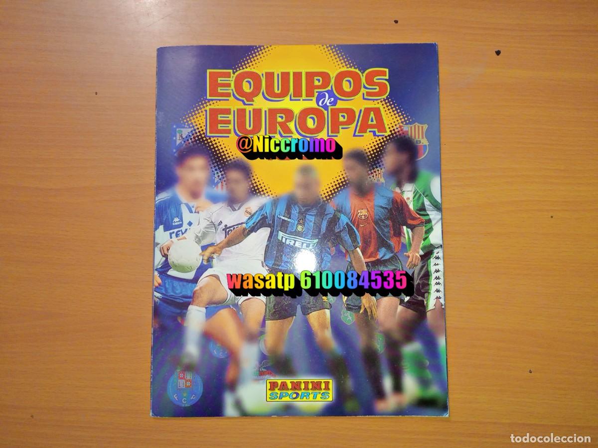 Coleccionismo &aacute;lbumes: album equipos de europa 1999 ed panini sports con 25 cromos pegados esta en muy buen estado niccromo