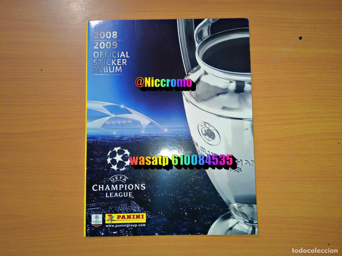 Coleccionismo &aacute;lbumes: album vacio plancha champions league 2008 2009 uefa 08 09 muy buen estado niccromo