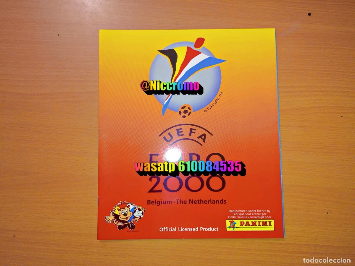 Coleccionismo &aacute;lbumes: album vacio plancha euro 2000 uefa eurocopa muy buen estado niccromo
