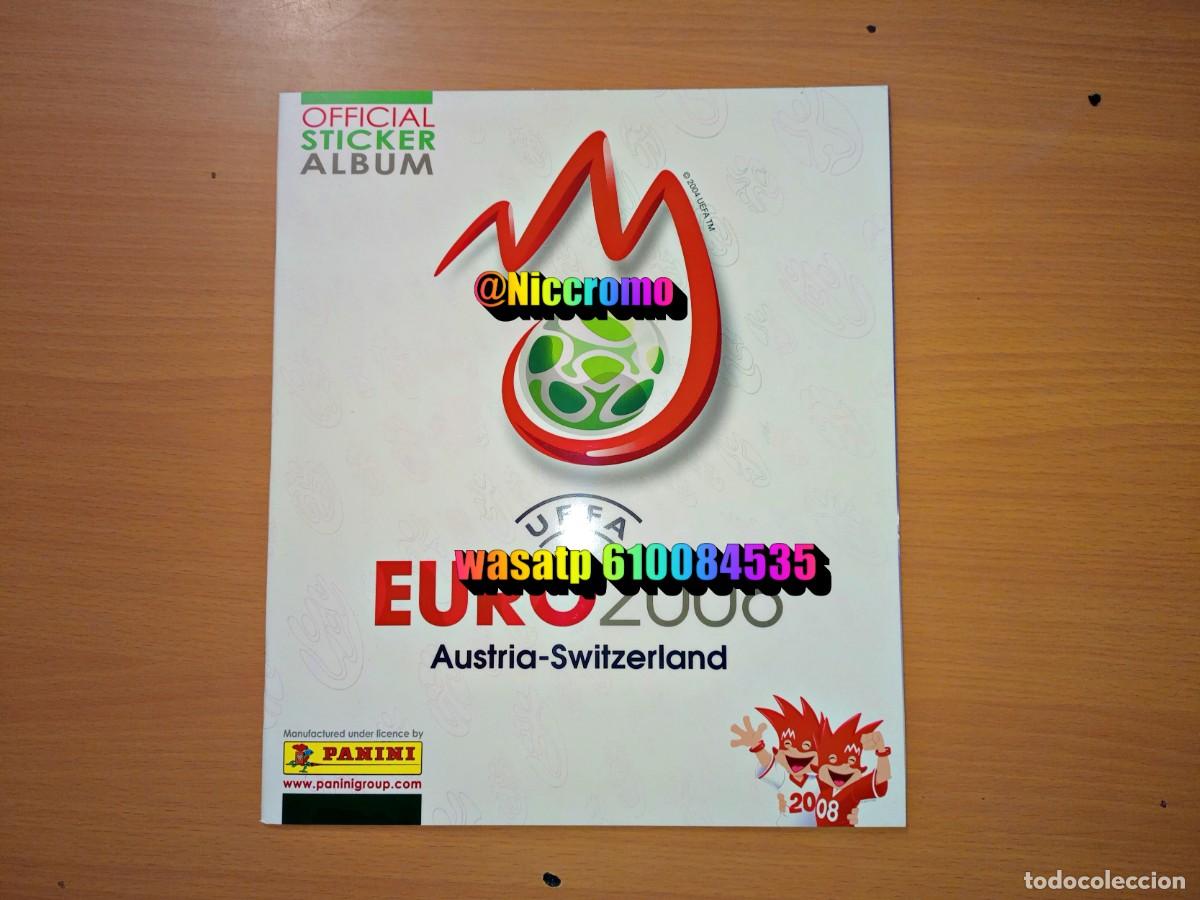 Coleccionismo &aacute;lbumes: album vacio plancha euro 2008 uefa eurocopa ed sudamerica muy buen estado niccromo