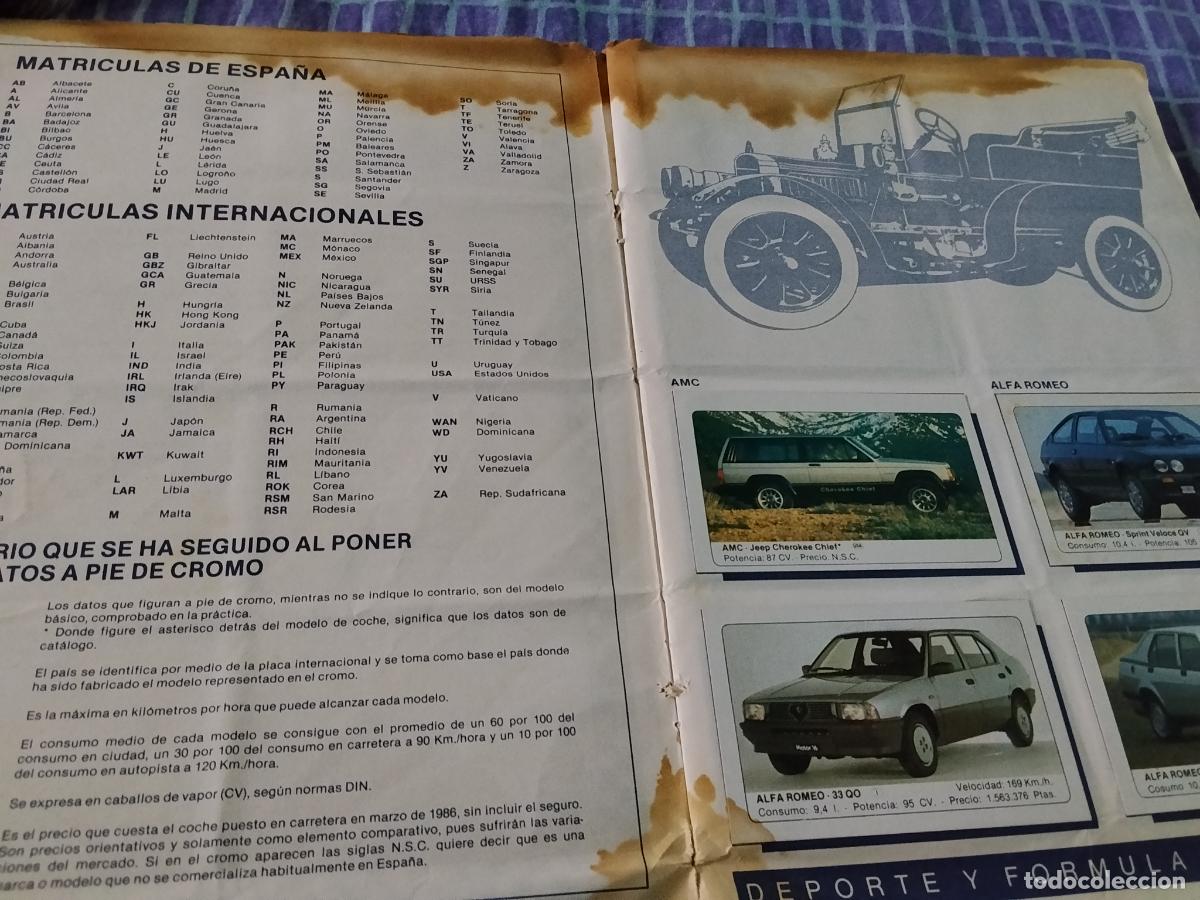 Coleccionismo &aacute;lbumes: COCHES.COLECCION DE CROMOS - Foto 4