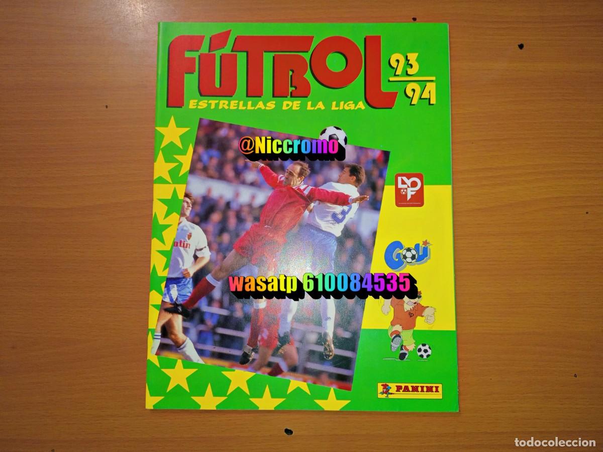 Coleccionismo &aacute;lbumes: album vacio plancha 93 94 futbol estrellas liga 1993 1994 panini muy buen estado niccromo