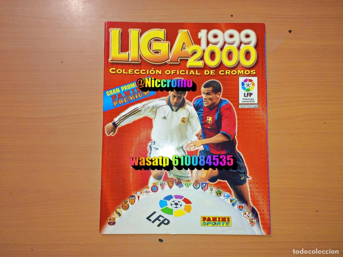 Coleccionismo &aacute;lbumes: album vacio plancha 99 00 campeonato liga 1999 2000 panini muy buen estado niccromo