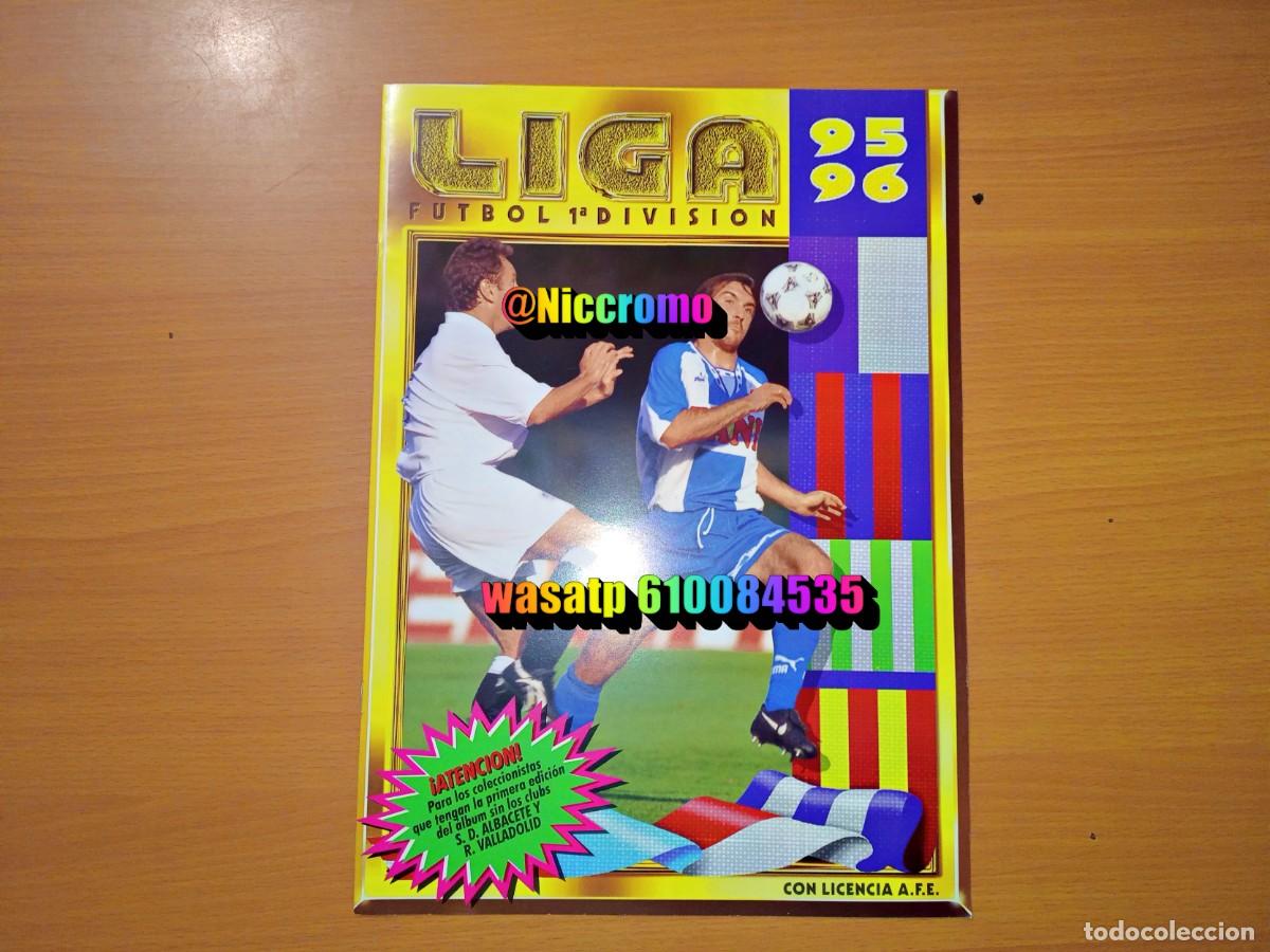 Coleccionismo &aacute;lbumes: album vacio plancha 1995 1996 suplemento este valladolid y albacete 95 96 muy buen estado niccromo