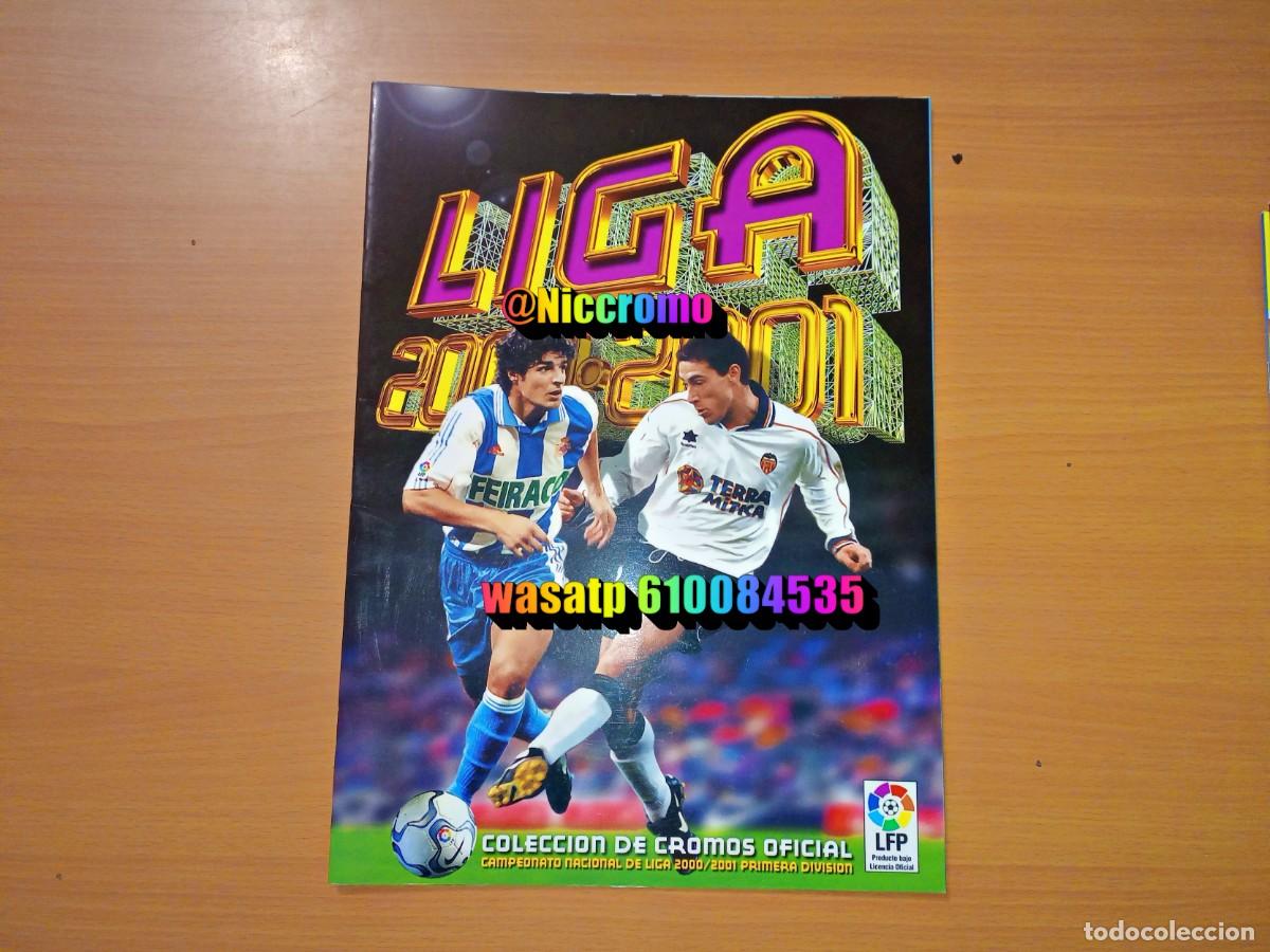 Coleccionismo &aacute;lbumes: album vacio plancha 2000 2001 liga futbol ed este 00 01 panini muy buen estado niccromo