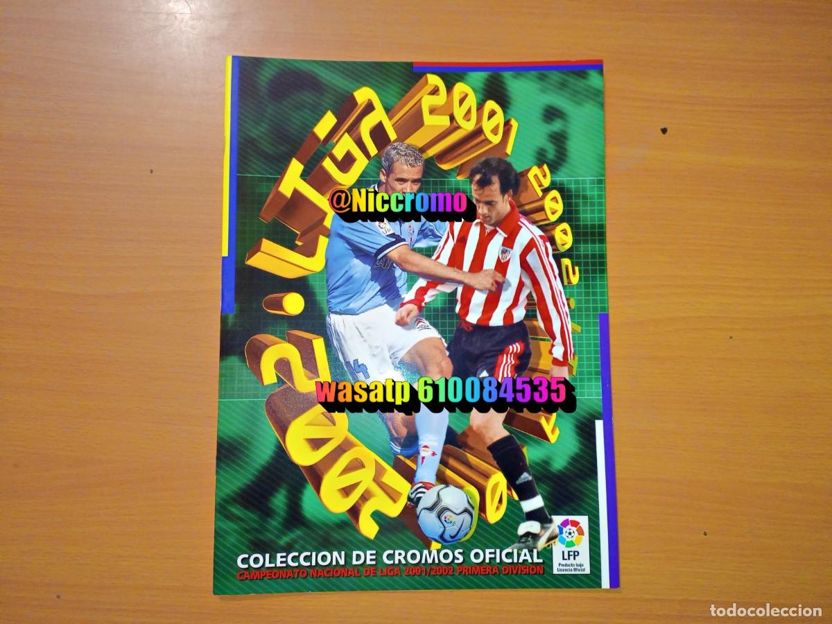 Coleccionismo &aacute;lbumes: album vacio plancha 2001 2002 liga futbol ed este 01 02 panini muy buen estado niccromo