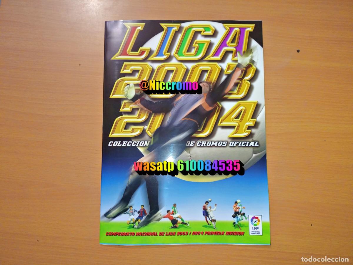 Coleccionismo &aacute;lbumes: album vacio plancha 2003 2004 liga futbol ed este 03 04 panini muy buen estado niccromo