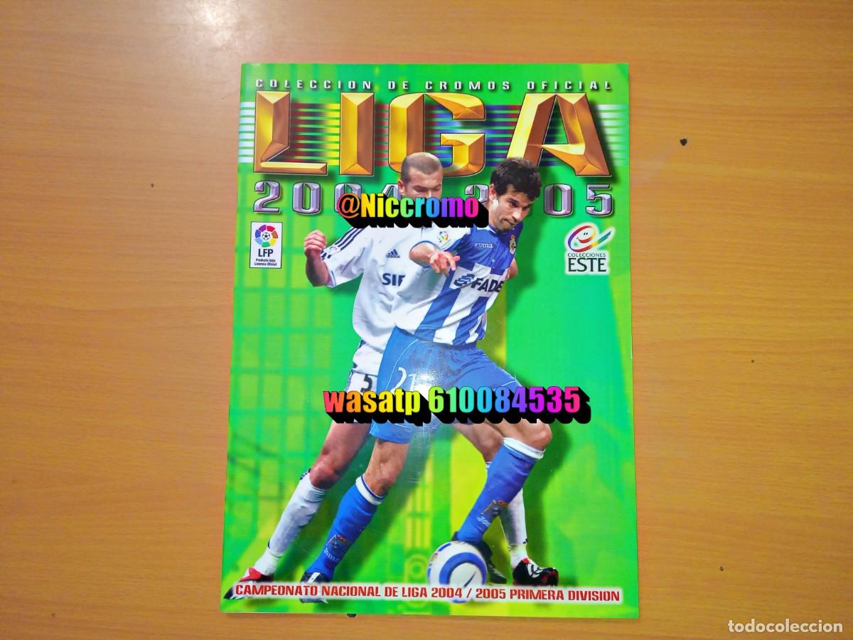 Coleccionismo &aacute;lbumes: album vacio plancha 2004 2005 liga futbol ed este 04 05 panini muy buen estado niccromo
