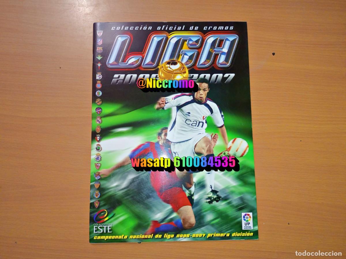 Coleccionismo &aacute;lbumes: album vacio plancha 2006 2007 liga futbol ed este 06 07 panini muy buen estado niccromo