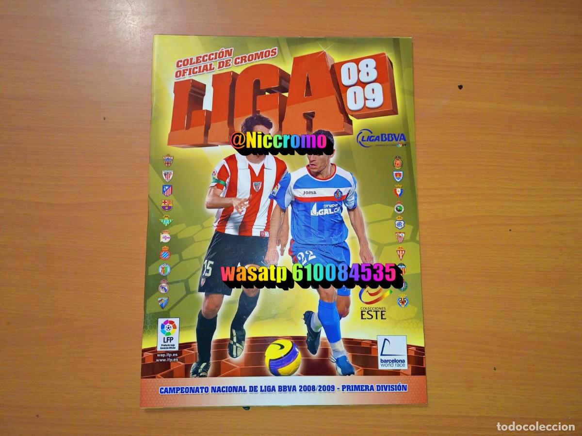 Coleccionismo &aacute;lbumes: album vacio plancha 2008 2009 liga futbol ed este 08 09 panini muy buen estado niccromo