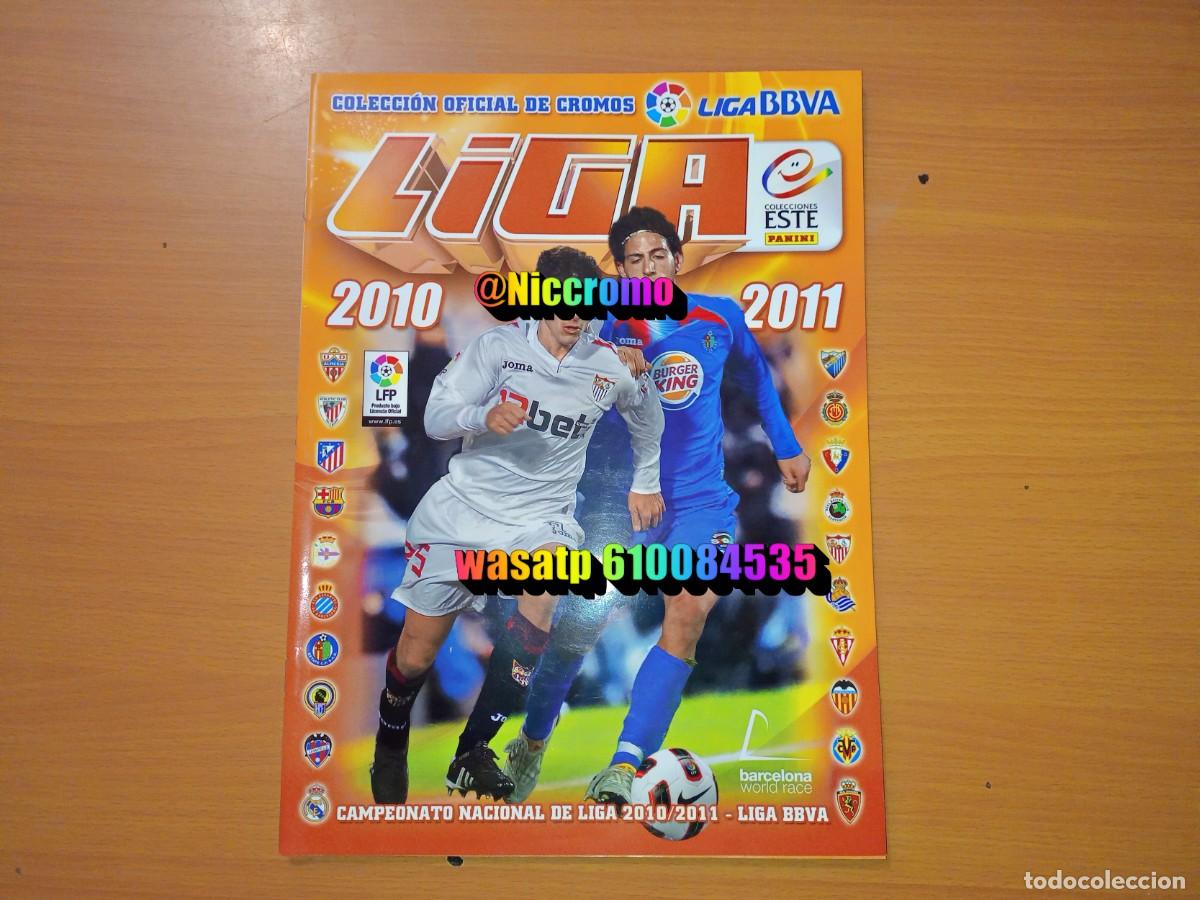 Coleccionismo &aacute;lbumes: album vacio plancha 2010 2011 liga futbol ed este 10 11 panini muy buen estado niccromo