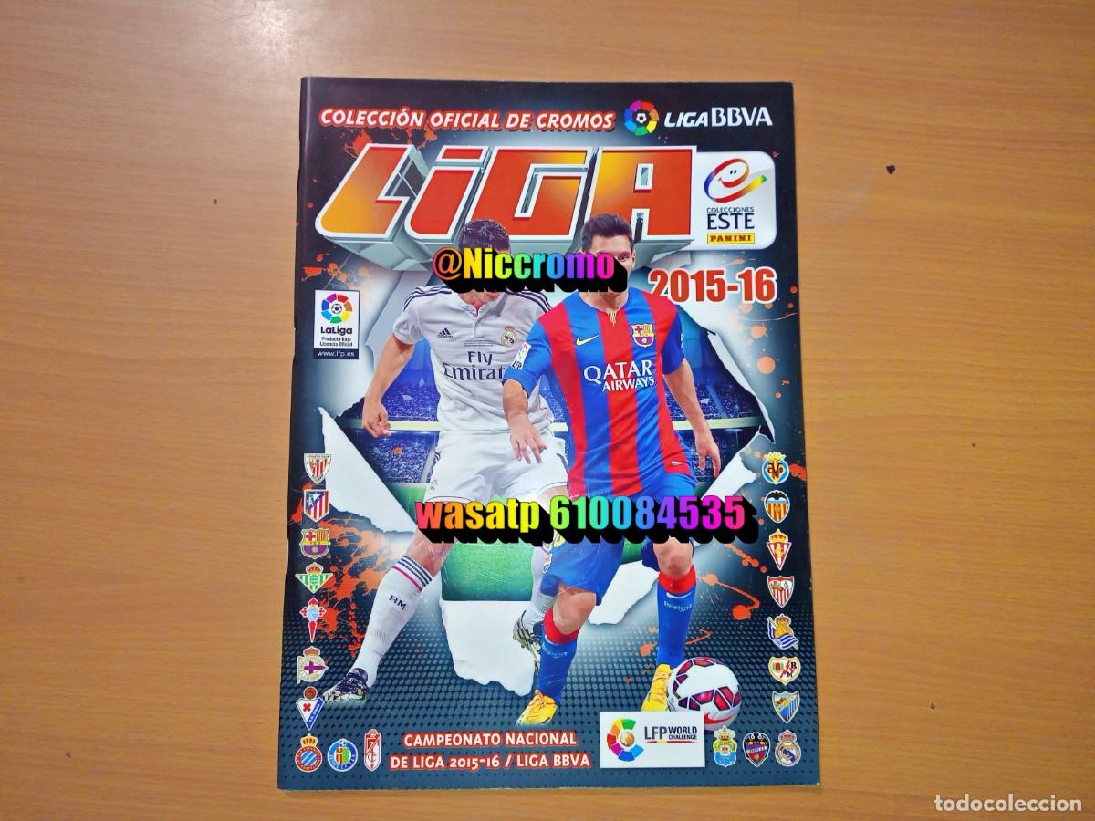 Coleccionismo &aacute;lbumes: album vacio plancha 2015 2016 liga futbol ed este 15 16 panini muy buen estado niccromo