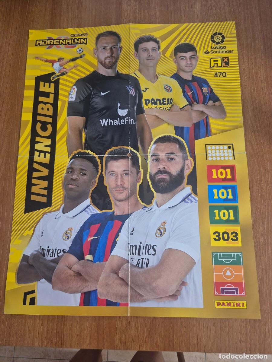 Coleccionismo &aacute;lbumes: ALBUM VACIO DE INVENCIBLE, LA LIGA SANYANDER A XL-- ADRENALYN