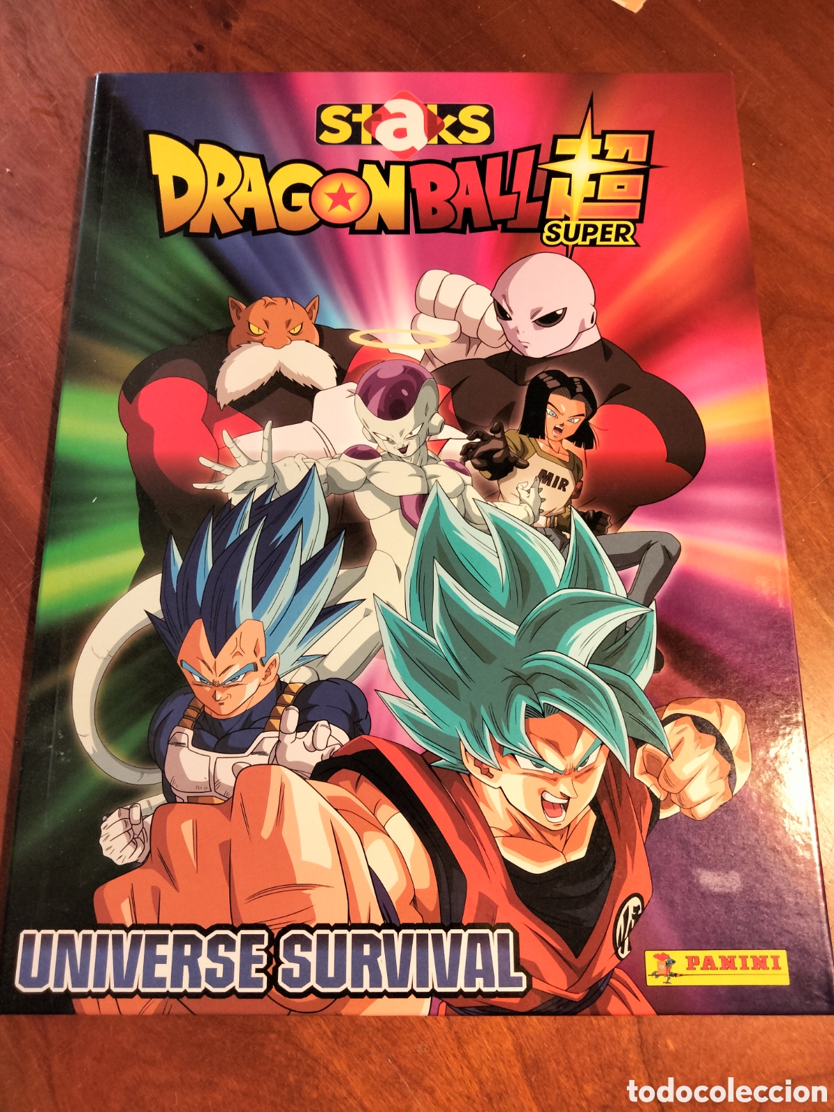 Coleccionismo &aacute;lbumes: TABLERO DRAGON BALL SUPER STAKS UNIVERSE SURVIVAL PANINI