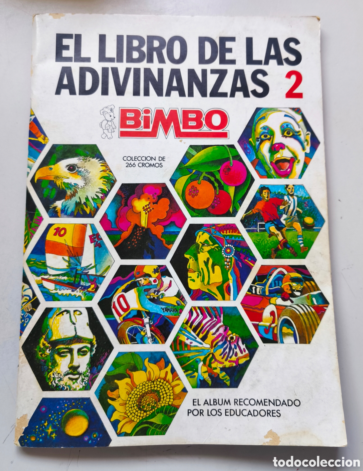 Coleccionismo &aacute;lbumes: ALBUM DE CROMOS . EL LIBRO DE LAS ADIVINANZAS 2 . BIMBO . CON 210 CROMOS.