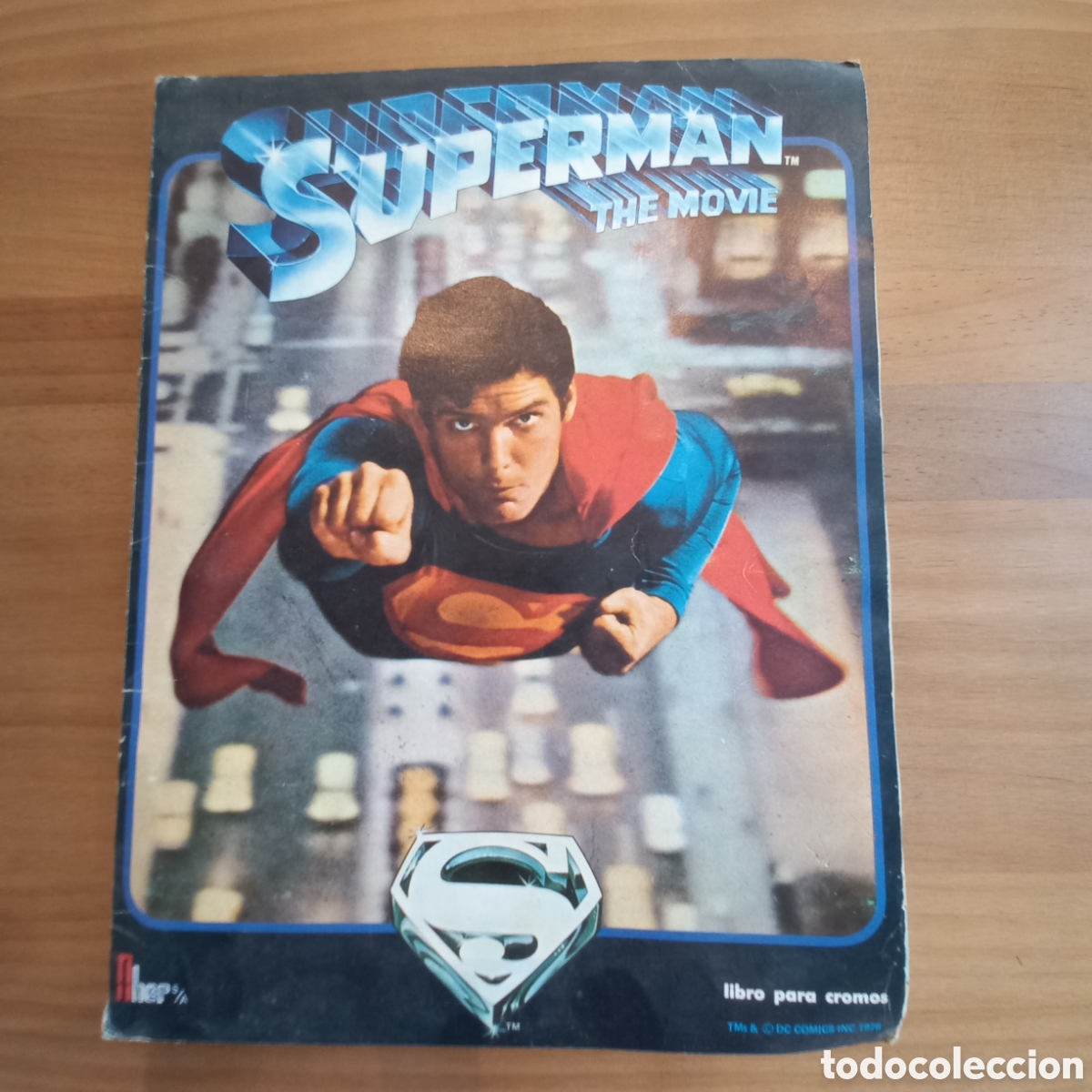 Coleccionismo &aacute;lbumes: SUPERMAN THE MOVIE ALBUM FHER 1978. 163 CROMOS DE 180