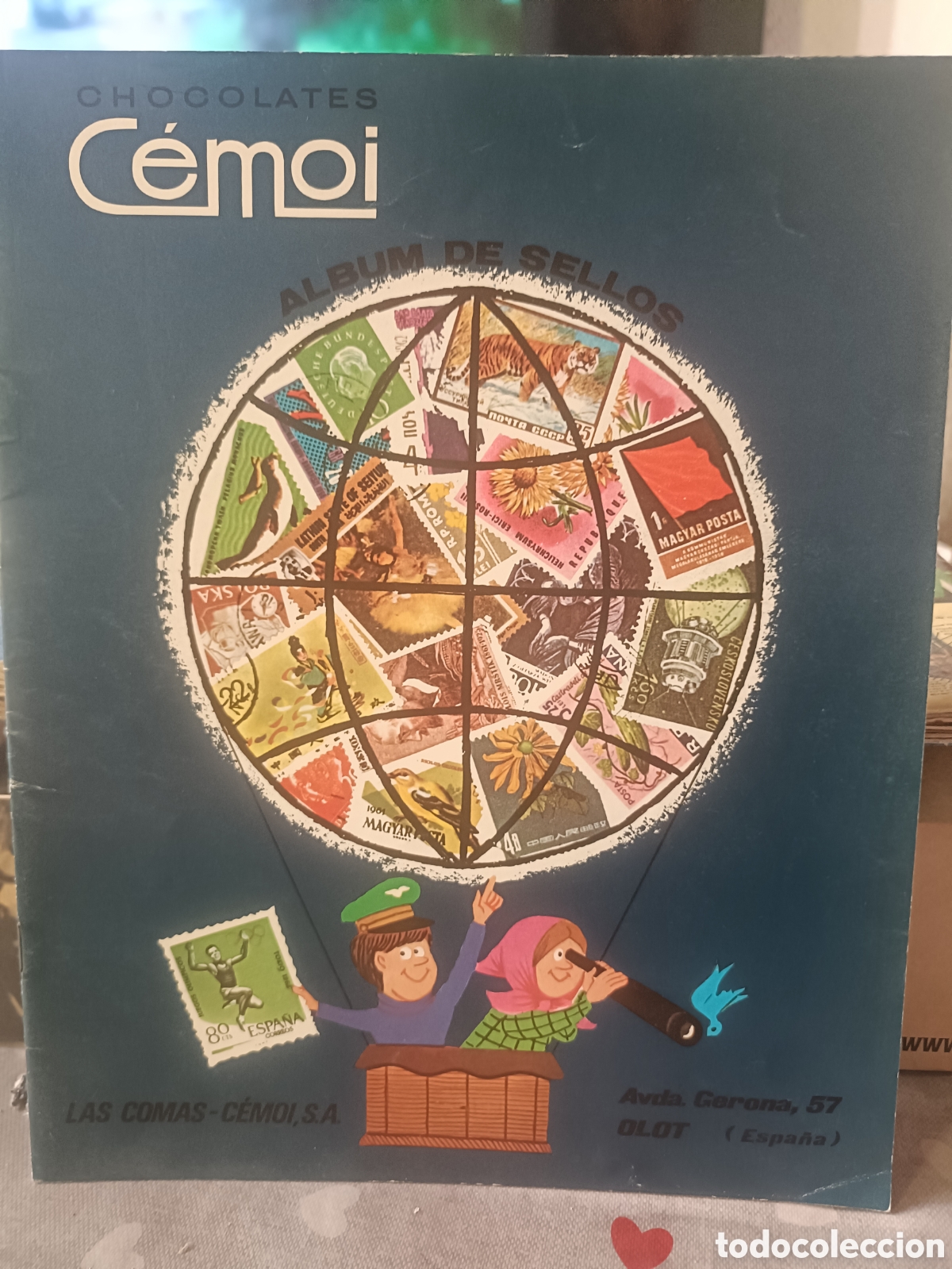 Coleccionismo &aacute;lbumes: &Aacute;lbum de Sellos Publicidad de Chocolates CEMOI Vacio