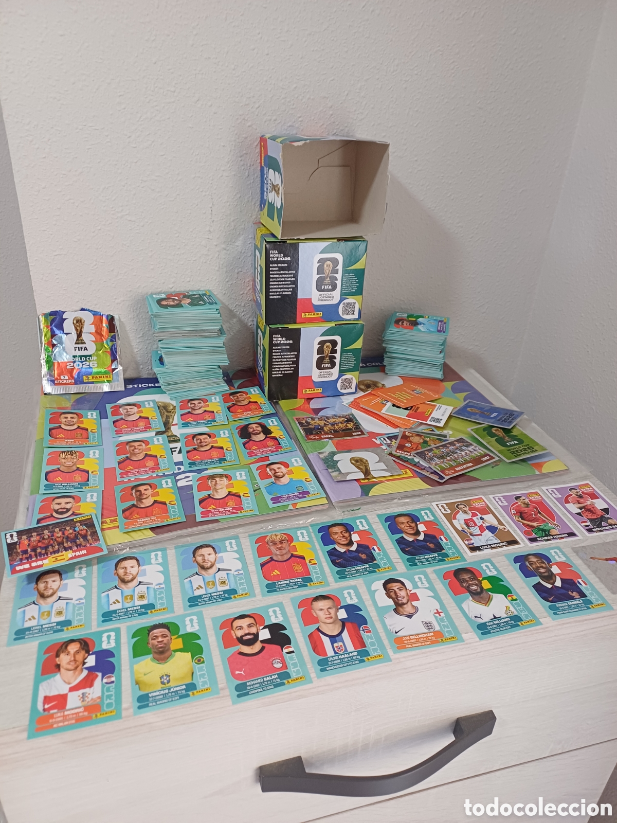 Coleccionismo &aacute;lbumes: LOTE COLECCI&Oacute;N MUNDIAL F&Uacute;TBOL 2026 PANINI, CON MAS DE 1000 CROMOS