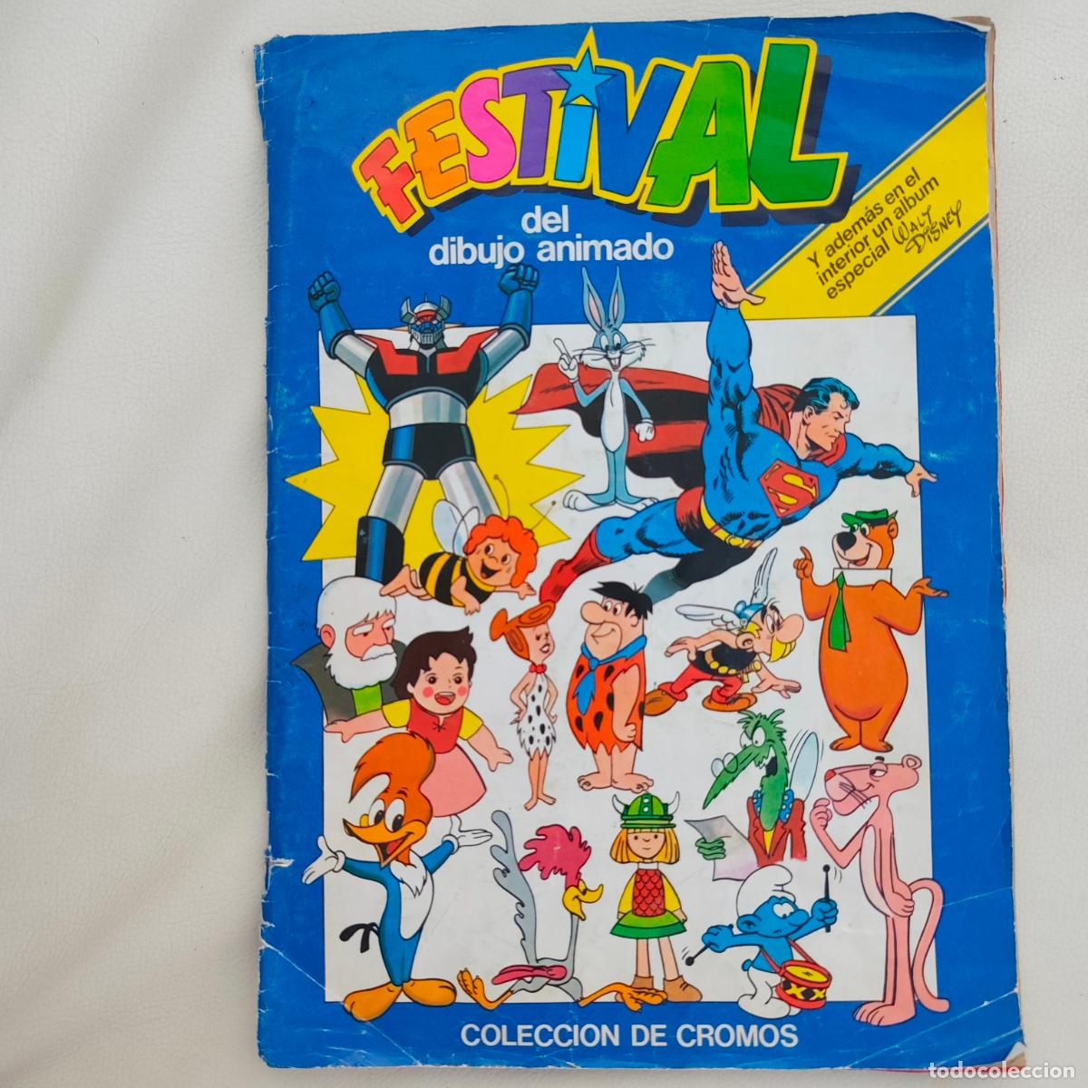Coleccionismo &aacute;lbumes: &Aacute;LBUM FESTIVAL DEL DIBUJO ANIMADO con CROMOS -PACOSA DOS 1981