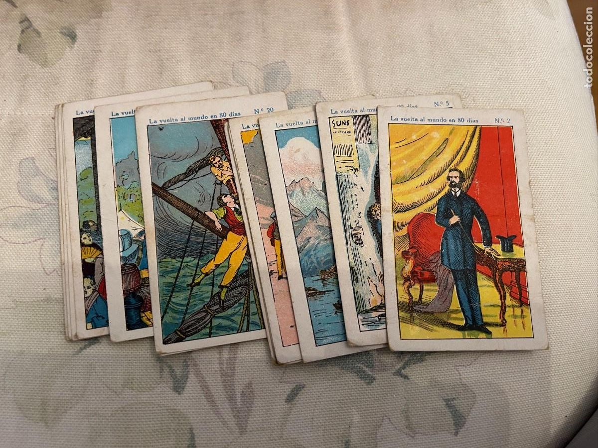 Coleccionismo &aacute;lbumes: LA VUELTA AL MUNDO EN 80 DIAS MAGATZEMS JORBA LOTE DE 20 CROMOS RELACION EN DESCIPCION SE VENDEN SUE
