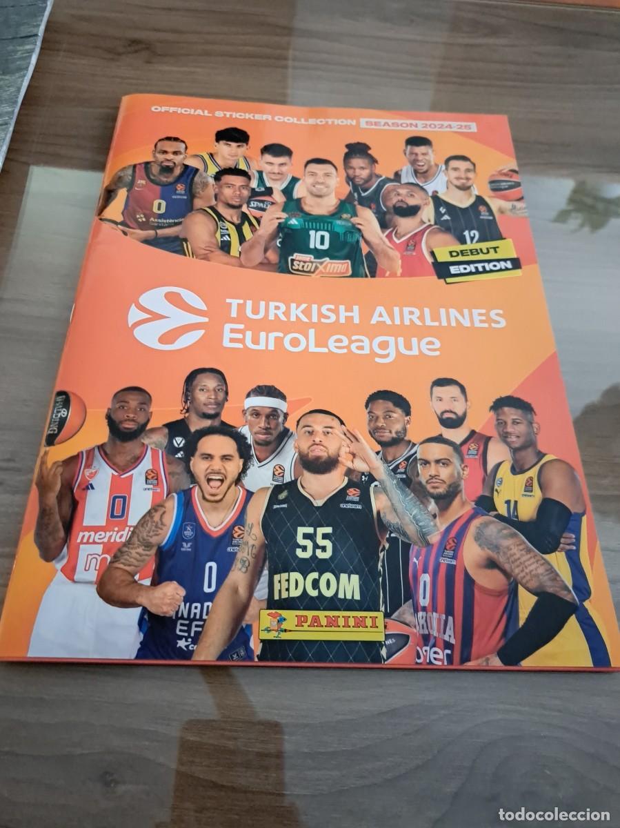 Coleccionismo &aacute;lbumes: ALBUM VACIO. TURKISH AIRLINES EUROLEAGUE 2024-25. BASKET
