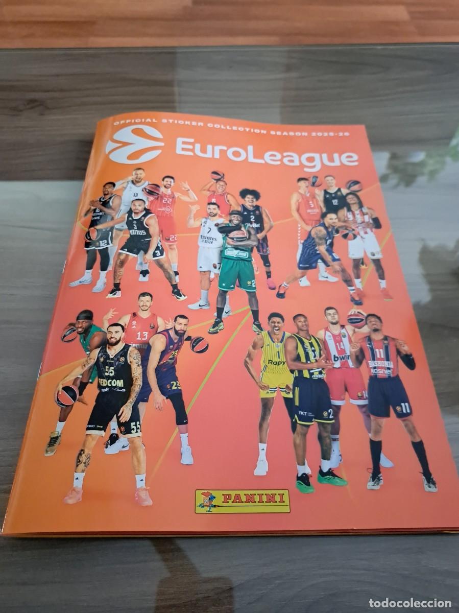 Coleccionismo &aacute;lbumes: ALBUM VACIO. TURKISH AIRLINES EUROLEAGUE 2025-26. BASKET