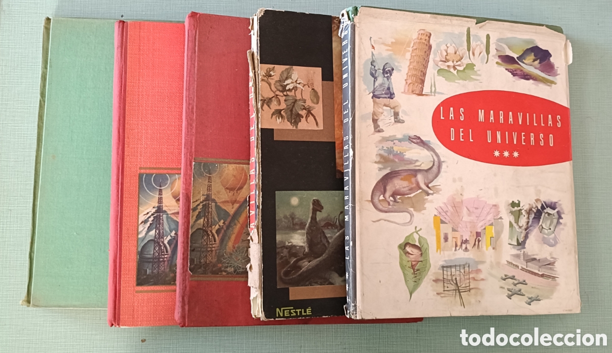 Coleccionismo &aacute;lbumes: Lote de &aacute;lbumes de cromos de Nestl&eacute;. Las maravillas del universo.