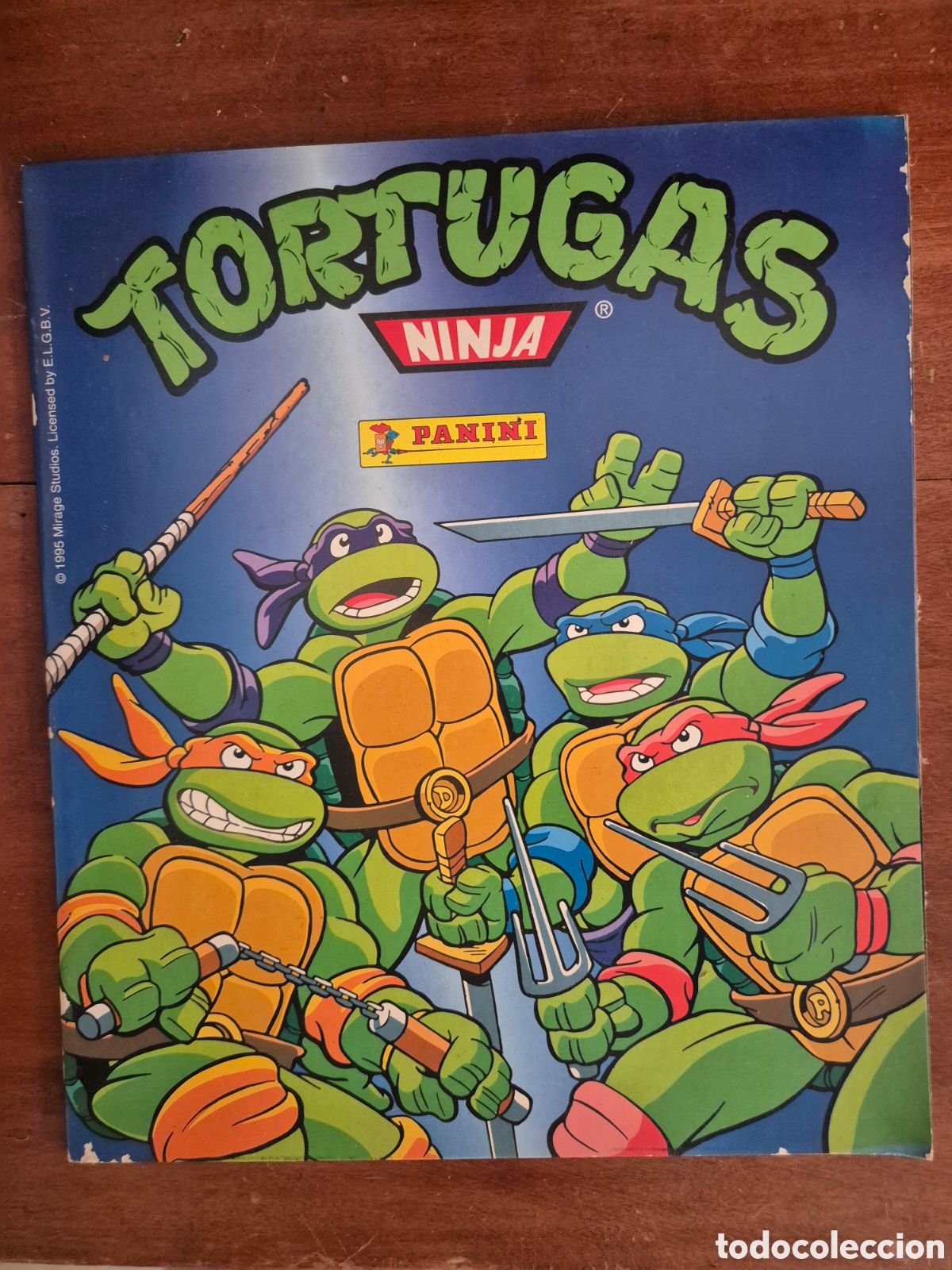 Coleccionismo &aacute;lbumes: ALBUM TORTUGAS NINJA PANINI 1995 VACIO