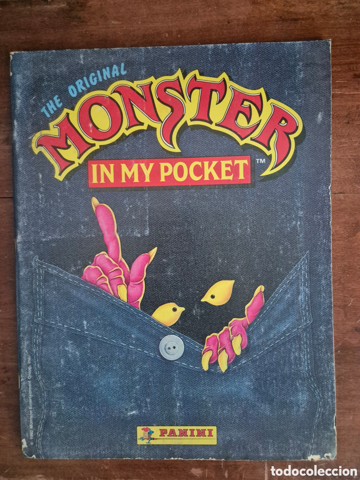 Coleccionismo &aacute;lbumes: MONSTER IN MY POCKET VACIO 1992