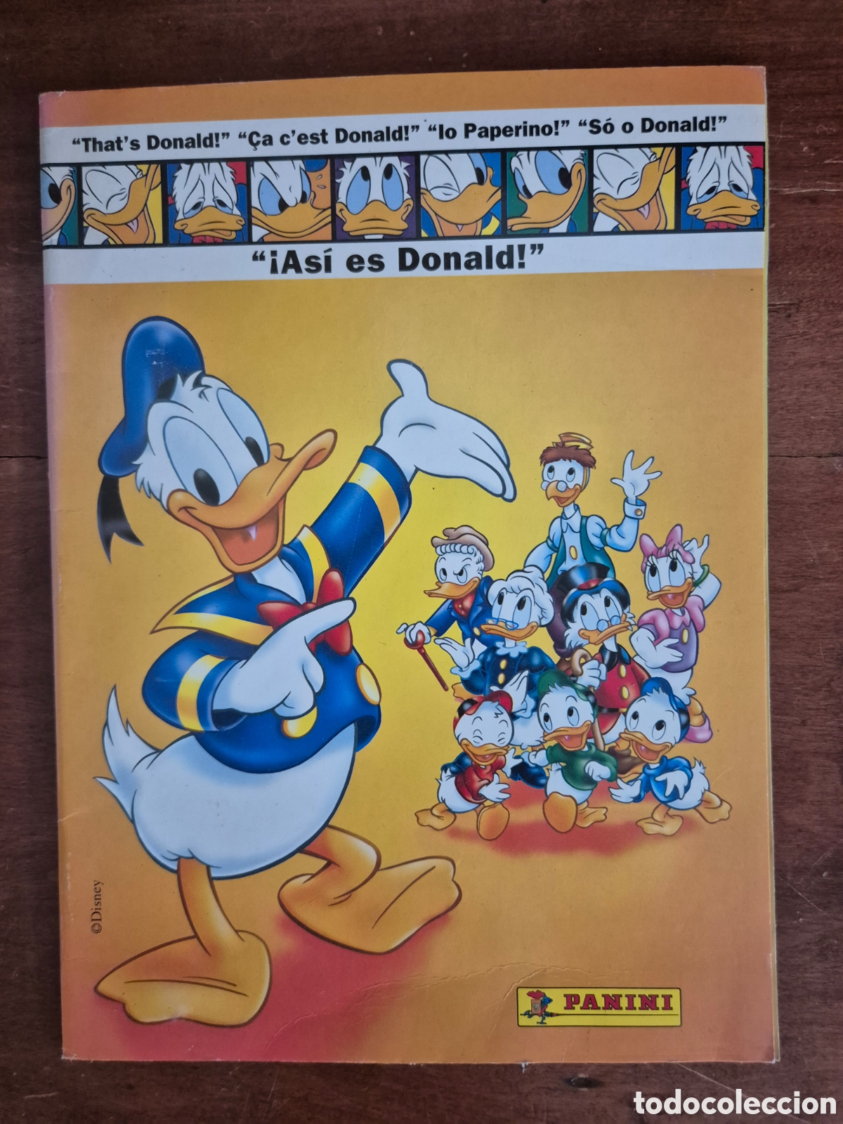 Coleccionismo &aacute;lbumes: ALBUM VACIO ASI ES DONALD