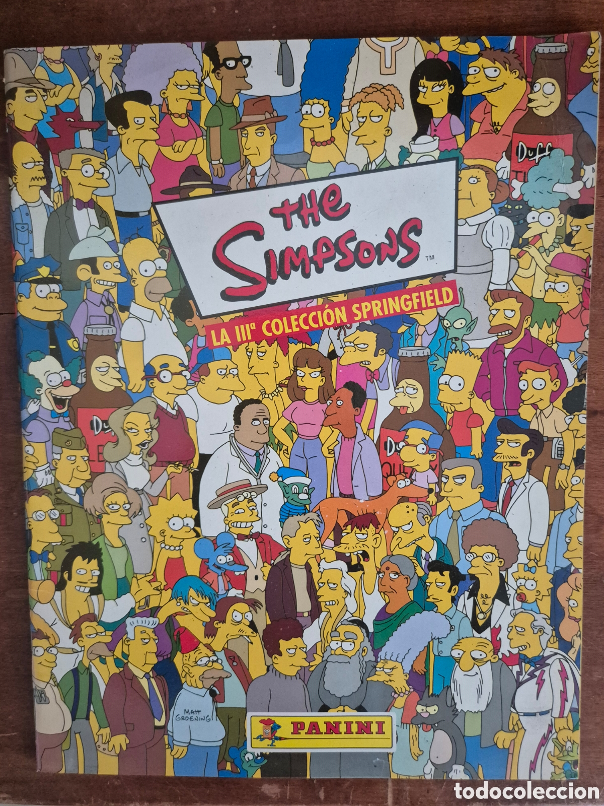 Coleccionismo &aacute;lbumes: THE SIMPSONS 3 COLECCION VACIO PLANCHA