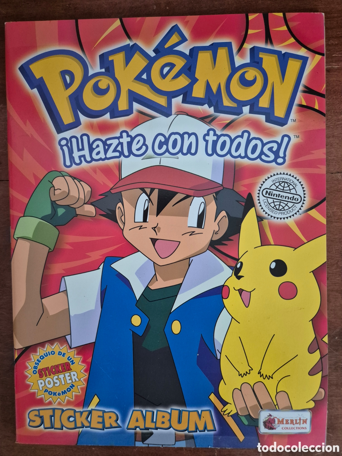 Coleccionismo &aacute;lbumes: ALBUM POKEMON HAZTE CON TODOS MERLIN 1999 VACIO PLANCHA