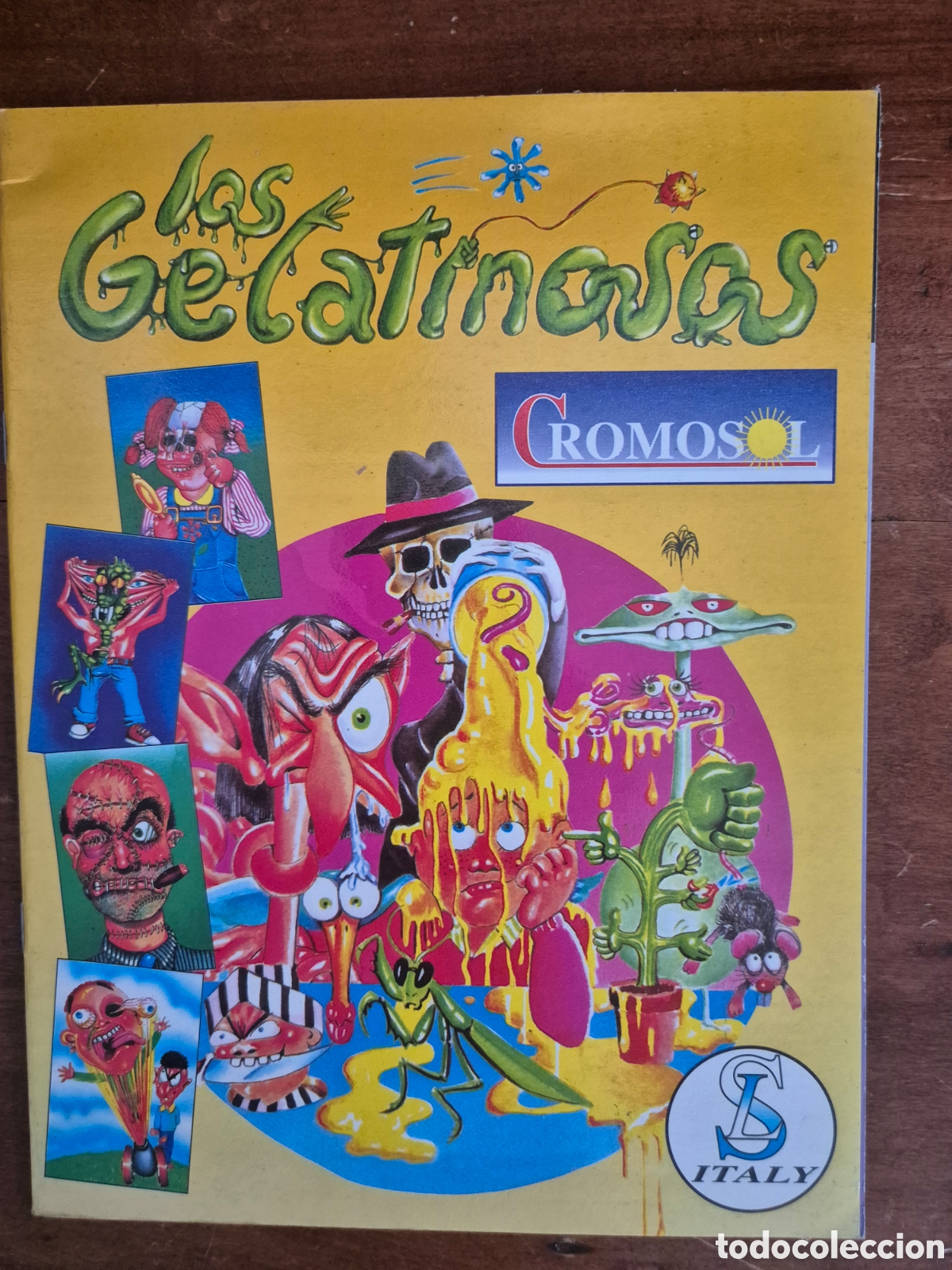 Coleccionismo &aacute;lbumes: ALBUM LOS GELATINOSOS YTALY CROMSOL VACIO PLANCHA