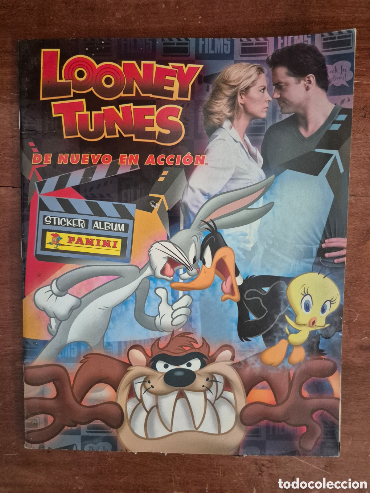 Coleccionismo &aacute;lbumes: LOONEY TUNES DE NUEVO EN ACCION VACIO