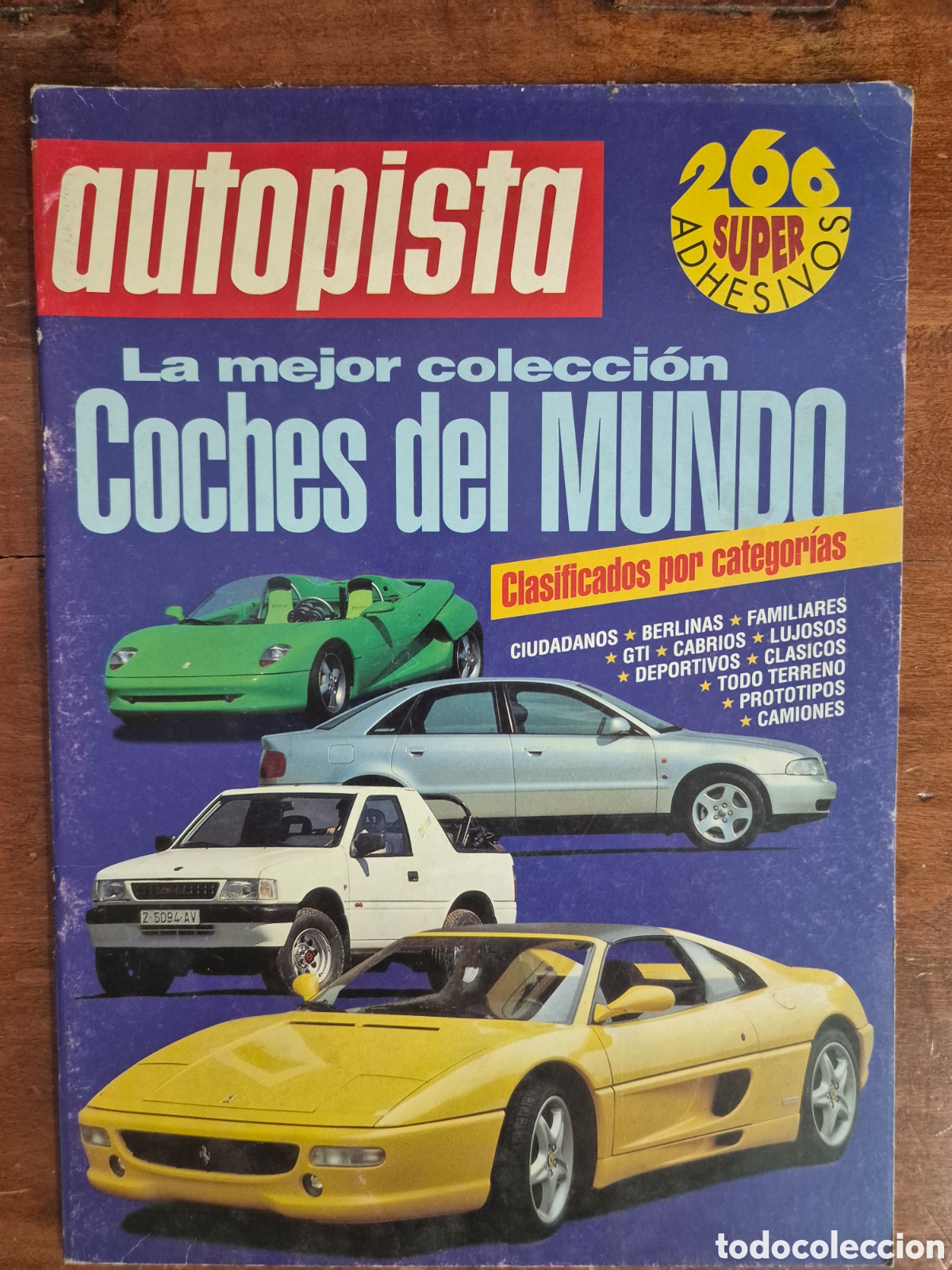 Coleccionismo &aacute;lbumes: ALBUM AUTOPISTA LA MEJOR COLECCION DE COCHES VACIO