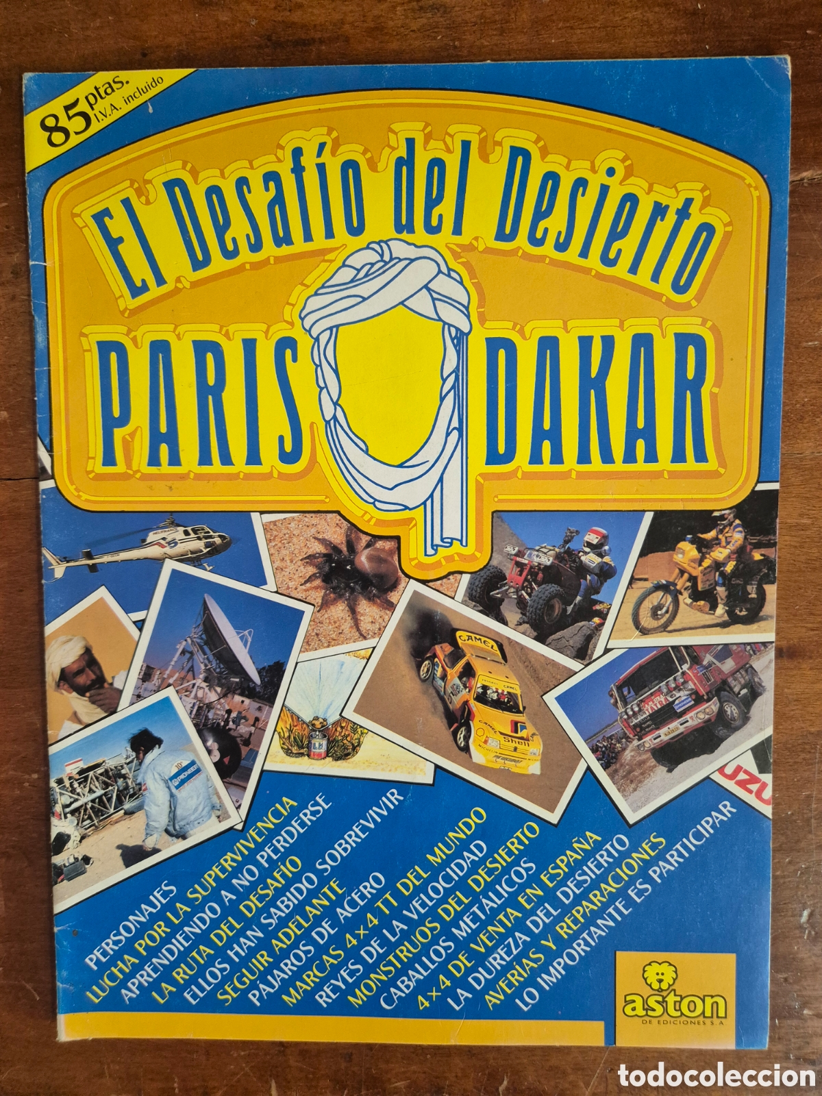 Coleccionismo &aacute;lbumes: EL DESAFIO DEL DESIERTO PARIS DAKAR VACIO