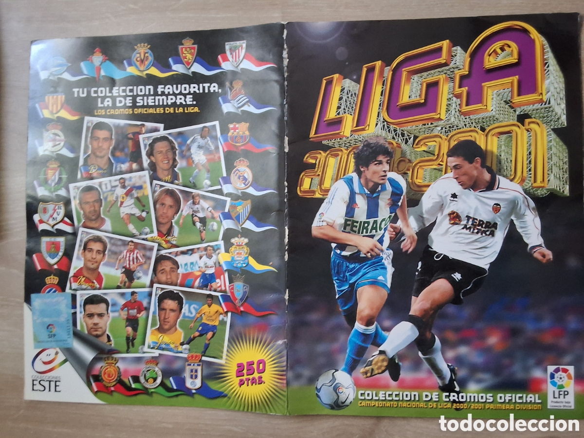 Coleccionismo &aacute;lbumes: Album cromos futbol temporada 2000-2001incompleto edita Este