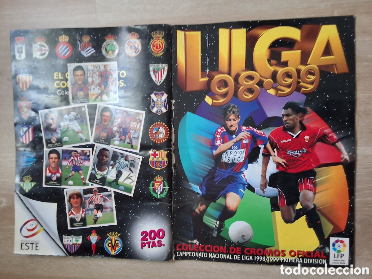 Coleccionismo &aacute;lbumes: Album cromos futbol temporada (98-99) 1998-1999 incompleto edita Este
