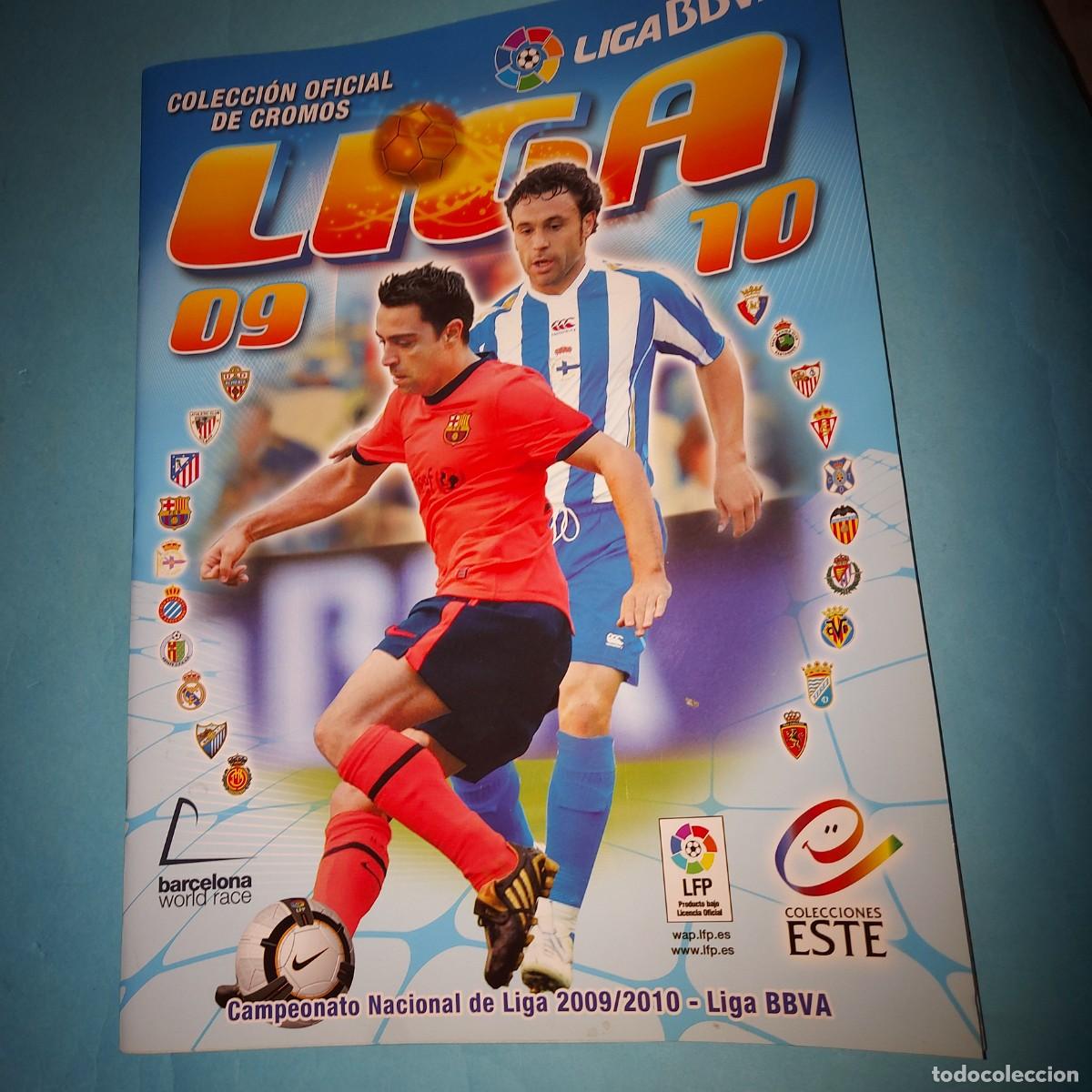 Coleccionismo &aacute;lbumes: Album de cromos de futbol vacio Liga 2009-2010 , Messi