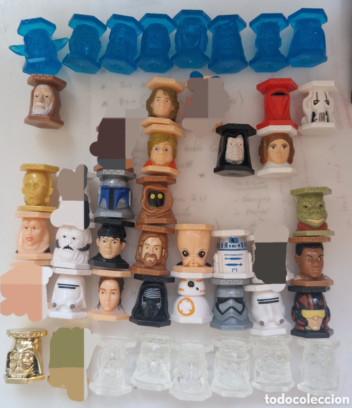 Coleccionismo &aacute;lbumes: Star wars: set abatons