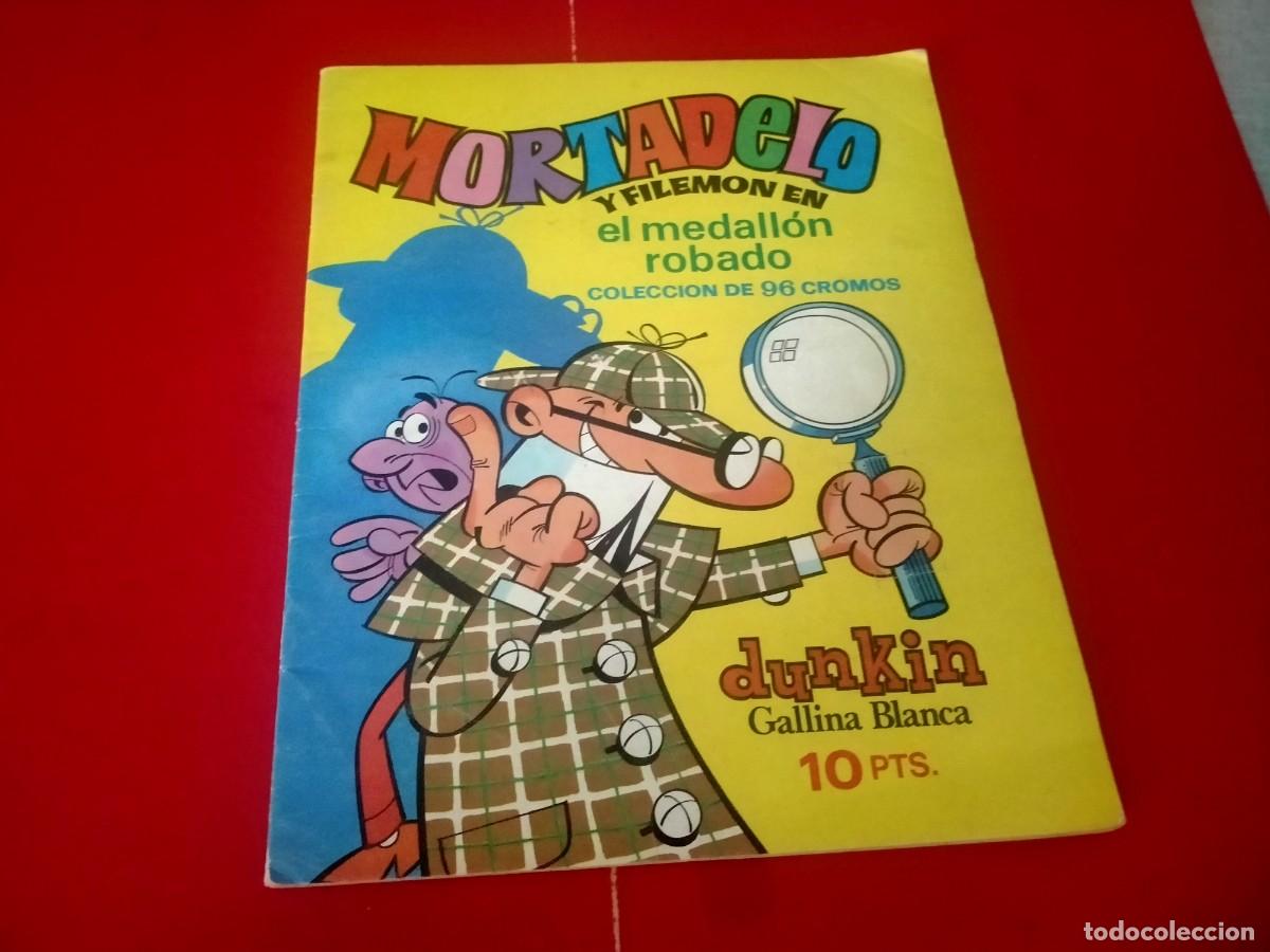 Coleccionismo &aacute;lbumes: album de cromos de mortadelo de chicles dunkin