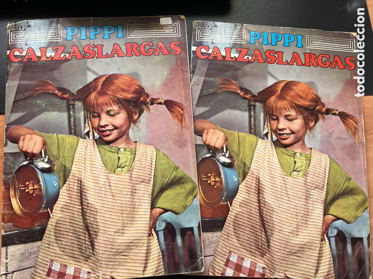 Coleccionismo &aacute;lbumes: 2 Album Pippi Fher cromos 1974