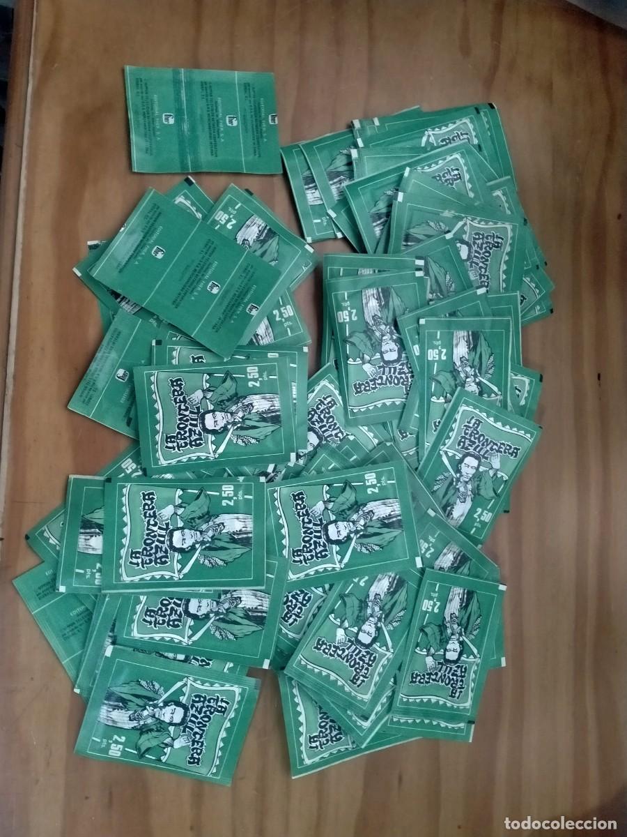 Coleccionismo &aacute;lbumes: cromos de la frontera azul 91 sobre de fher sin abrir gastos incluidos