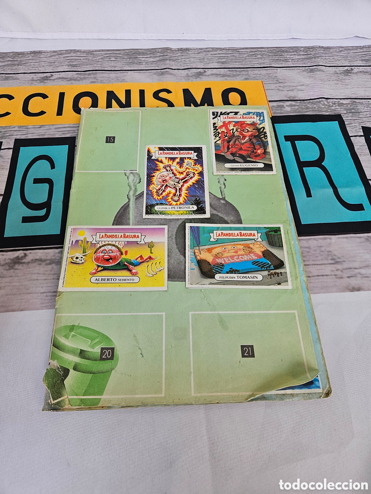 Collectionnisme Albums: ALBUN INCOMPLETO DE LA PANDILLA BASURA. CON MAS DE 170 CROMOS PEGADOS. PARA CROMOS SUELTOS CONSULTAR