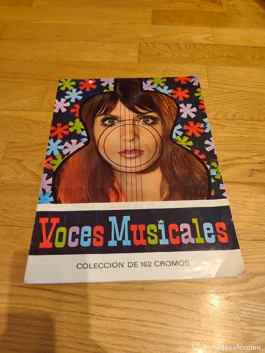 Coleccionismo &aacute;lbumes: &Aacute;lbum - &rdquo; VOCES MUSICALES &rdquo; - EDITORIAL RUIZ ROMERO 1970 - COMPLETO MENOS 1 CROMO -
