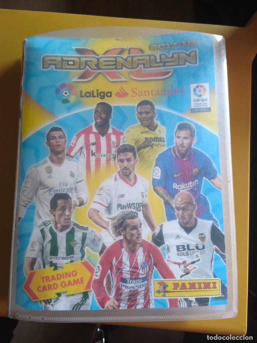 Coleccionismo &aacute;lbumes: adrenalyn 2017 18, contiene 489 cromos