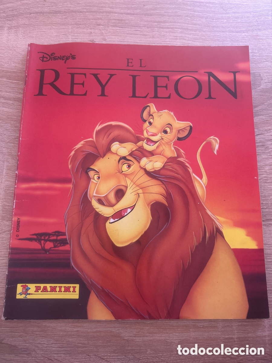 Coleccionismo &aacute;lbumes: &Aacute;lbum el rey leon de panini incompleto