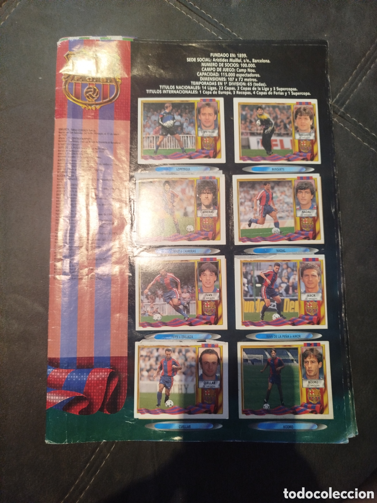 Coleccionismo &aacute;lbumes: Panini Liga espa&ntilde;ola 95/96
