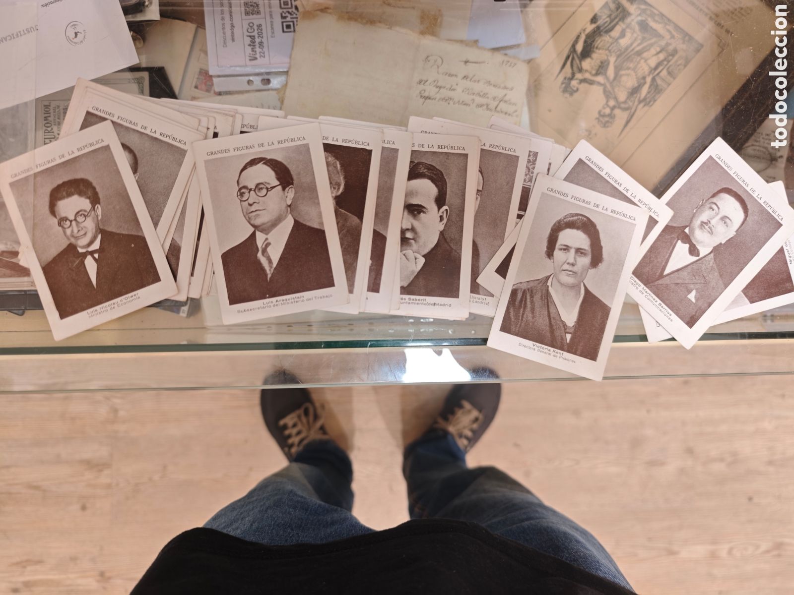 Colecionismo Cadernetas: EXCEPCIONAL LOTE DE 36 CROMOS ANTIGUOS &ndash; GRANDES FIGURAS DE LA REP&Uacute;BLICA &ndash; CHOCOLATE SAN FERNANDO &ndash;